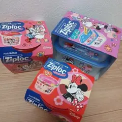 ジップロック　ミニー　デイジー　スクリューロック　コンテナ　3種セットのサムネイル