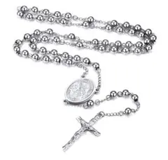 大天使ミカエル クロス メンズ キリスト ロザリオ FaithHeart