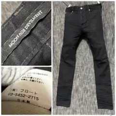 Moonage Devilment スキニーブラックデニム　日本製　Y2K清春のサムネイル