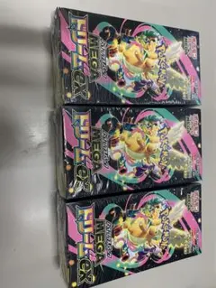 ポケモンカードゲーム MEGA ドリームEX 3ボックスシュリンク付き