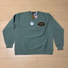 USA製 新品 VANSON リバースウィーブ プリント スウェット XL