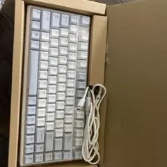 ホワイト USBメンブレンキーボード 本体