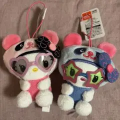 パンダハローキティ レトロ サングラスマスコット 3種セット - メルカリ