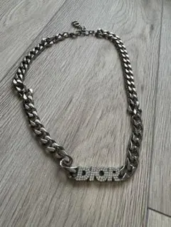 Dior シルバーチェーンネックレス CD アイコン 喜平 - メルカリ