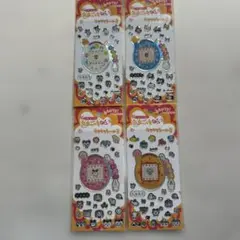 セリア seria たまごっちキラキラシール3 4枚セット コンプセット