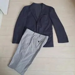 タカキュー☆カジュアルスーツ☆ネイビー グレー　スーツセット☆Lサイズ