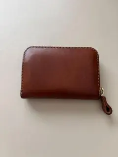 本革 ミニ財布 YKKエクセラ エルバマット ダークチョコ 焦茶 ハンドメイド 本革 ミニ財布 YKKエクセラ エルバマット ダークチョコ 焦茶
