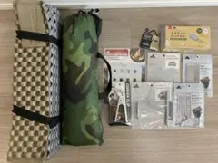 アストロプロダクツ　折り畳みローチェア　テーブル　ツールロール　カバー付き　カモ アストロプロダクツ 折り畳みローチェア テーブル ツールロール カバー