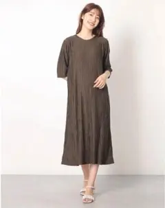 DOUX ARCHIVES ドゥ アルシーヴ ワッシャープリーツ　ワンピース