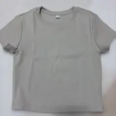 GU リブ Tシャツ 半袖