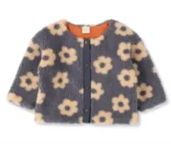 バースデー　花柄ボアジャケット　95センチ　予約完売商品