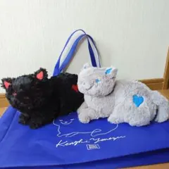 美品　米津玄師　リイシューねこちゃん2匹とショッパー　フレグランス2本セット 美品 米津玄師 リイシューねこちゃん2匹とショッパー フレグランス2本