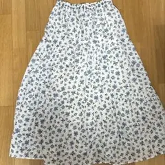 フラワープリント フレアスカート フリーサイズのサムネイル