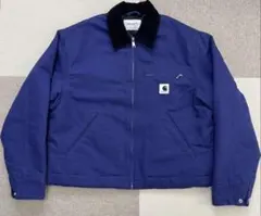 Carhartt デトロイト　ジャケット　ネイビー　ブルー　青　Sサイズ