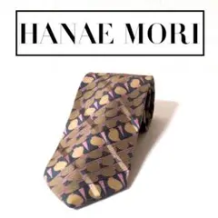 ★一点物★ HANAE MORI ネクタイ ヴィンテージ 幾何学 レトロ モダンのサムネイル
