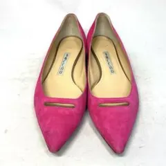 PELLICO ピンク 38 Zapaka Hot Pink Shawl Lapel Oversized Faux Fur Women Coat – ZAPAKA