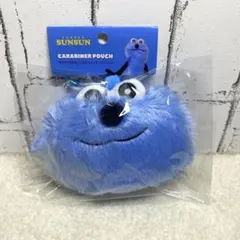 パペットスンスン　カラビナ付きぬいぐるみファスナーマスコット　フォトキーホルダー