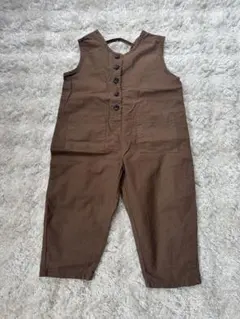 ブラウン オーバーオール 110cm 韓国子供服