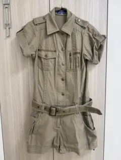 バーバリー　オールインワン　サロペット　ベージュ　36 S