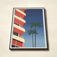 【額縁付き】 永井博（Hiroshi Nagai） A2ポスター 山 Post by 永井博(Hiroshi Nagai) on X: よろしくね🐧。