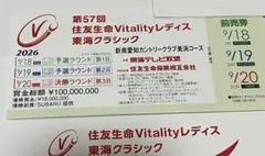 第57回住友生命Vitalityレディス東海クラシック 前売券1枚のサムネイル