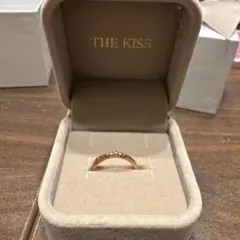 THE KISS ピンクゴールド リング 指輪　7号のサムネイル