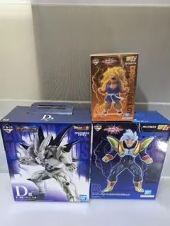 一番くじ3点セット　D賞超一星龍　A賞超サイヤ人3孫悟空　B賞スーパーベビー2
