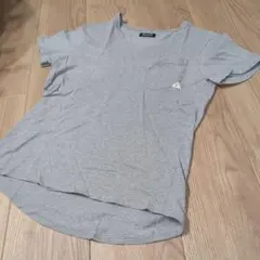DENHAM グレー Vネック Tシャツのサムネイル