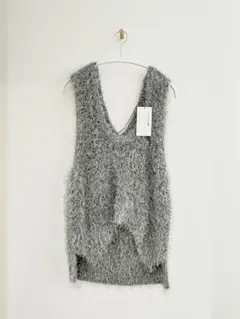 【新品タグ付】CIAOPANIC TYPY 深Uメランジフェザーベスト グレー