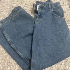 x-girl ハイウエストデニムパンツ　太め