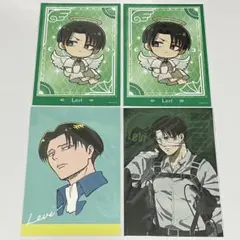 進撃の巨人　アニメイトカフェ　キャラウムカフェ　特典　ポストカード　リヴァイ 進撃の巨人 アニメイトカフェ キャラウムカフェ 特典 ポストカード