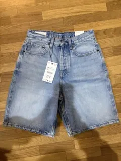 ZARA デニムショートパンツ ジョーツ ブルー