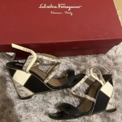 Ferragamo ウエッジソールサンダル　6 1/2