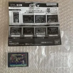 ストリートファイター2 ゲーム情景アクリルスタンド　⑥バルログvs春麗