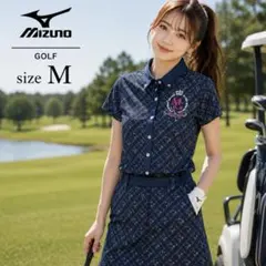 89美品　mizuno GOLF ゴルフウェア　ワンピースのサムネイル