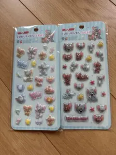 ち*ぃ様 トムとジェリーぷくぷくシール2枚