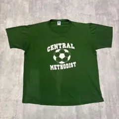 90s RUSSELL USA製　カレッジ　サッカー　Tシャツ　ラッセル