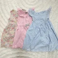 ワンピース3点セット　べべ　アプレレクール　ムーノンノン