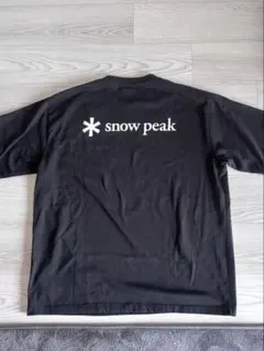 snow peak スノーピーク Tシャツ ブラック XL