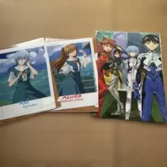 エヴァンゲリオン クリアファイル 2と下敷き枚セット