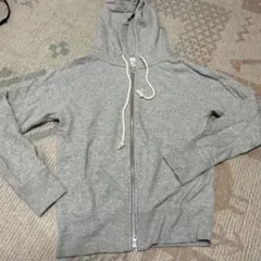 無印良品 グレー フルジップパーカー Lサイズ