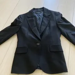 INDIVI スーツジャケット パンツ セットアップ ブラック 38