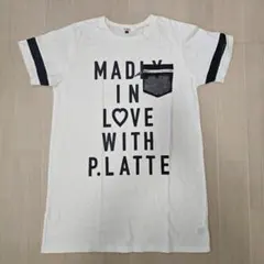 PINK-latte Mサイズ プリントTシャツ