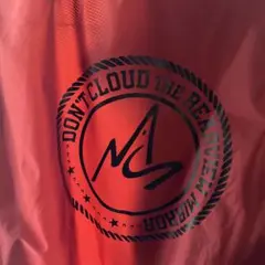 MASSESレッド ナイロンジャケット