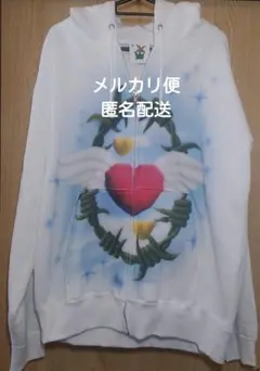 テークエム　PSD　PURE SOULS Zip hoodie　White　XL