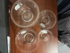 iwaki 耐熱ガラスボウル 4点セットのサムネイル