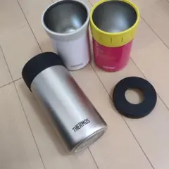 【未使用品】THERMOS 保冷缶ホルダー500ml 中古350ml 計3個