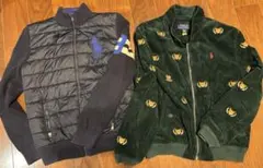 Polo Ralph Lauren ジャケットセット 黒・緑