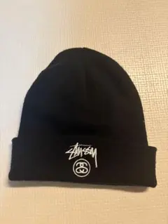 STUSSY ステューシー ニット帽 ビーニー ブラックのサムネイル