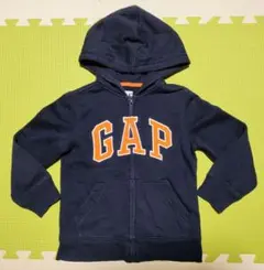 GAP キッズ パーカー XS (4-5) ネイビー